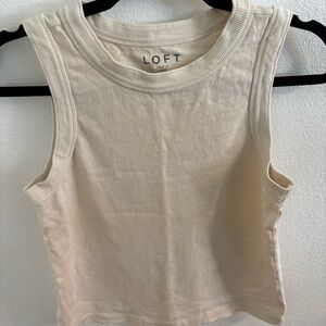 The Loft tank top 100% cotton in XS